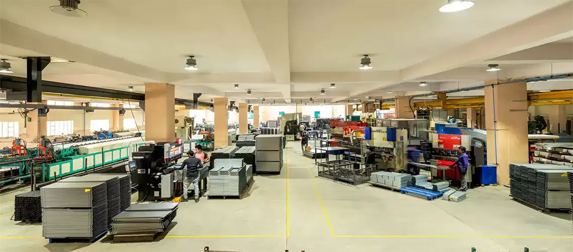 <span onclick="window.location='https://metalstoragesystems.com/infrastructure.php'">Infrastructure at par <br> with Global Standards</span>
